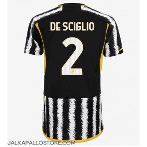Juventus Mattia De Sciglio #2 Kotipaita Naisten 2023-24 Lyhythihainen